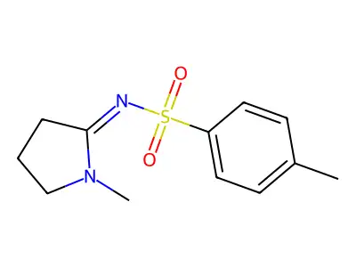 4-Methyl-N-(1-methyl-2-pyrrolidinylidene)benzenesulfonamide structure