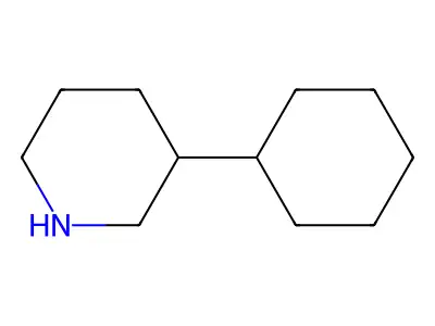 3-Cyclohexylpiperidine structure