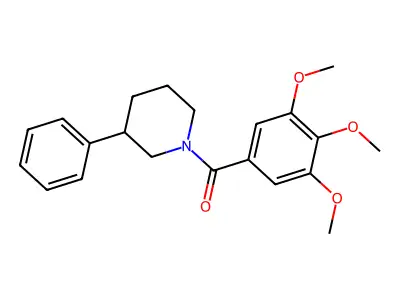 (3-Phenylpiperidin-1-yl)-(3,4,5-trimethoxyphenyl)methanone structure