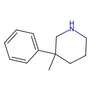3-Methyl-3-phenylpiperidine structure