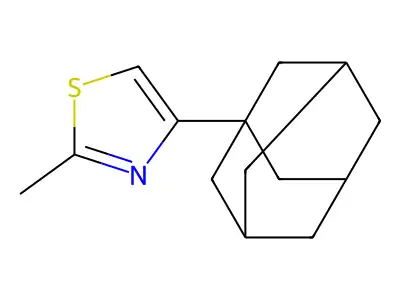 4-(1-Adamantyl)-2-methylthiazole structure