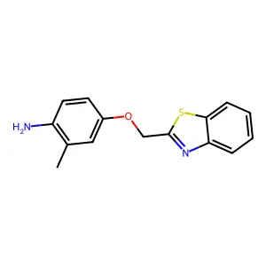 4-(Benzo(D)Thiazol-2-Ylmethoxy)-2-Methylaniline structure