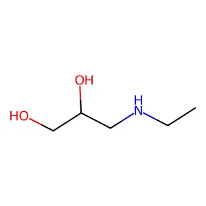 3-(Ethylamino)propane-1,2-diol structure