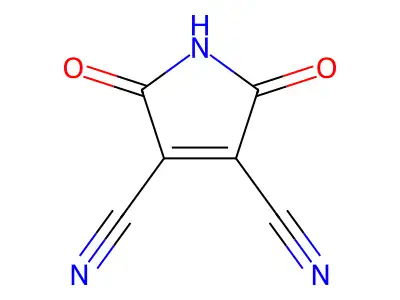 1H-Pyrrole-3,4-dicarbonitrile, 2,5-dihydro-2,5-dioxo- structure