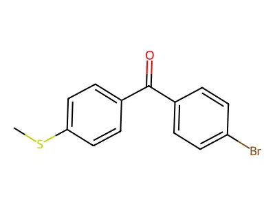 4-Bromo-4'-(methylthio)benzophenone structure