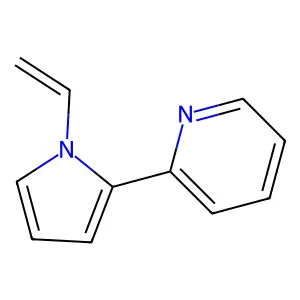 pyridine, 2-(1-ethenyl-1H-pyrrol-2-yl)- structure