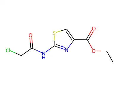 Ethyl 2-[(2-chloroacetyl)amino]-1,3-thiazole-4-carboxylate structure