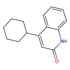 4-Cyclohexyl-2(1H)-quinolone structure
