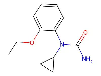 1-Cyclopropyl-3-(2-ethoxyphenyl)urea structure