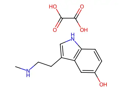 3-(2-Methylaminoethyl)indol-5-ol oxalate structure