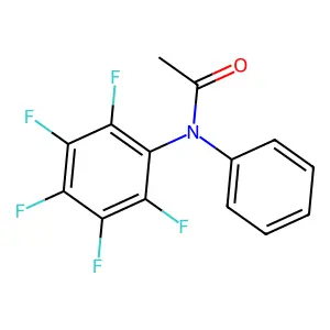 N-(pentafluorophenyl)-N-phenylacetamide structure
