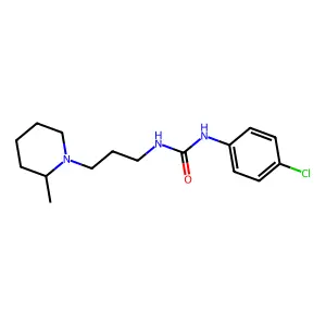 1-(4-Chlorophenyl)-3-[3-(2-methylpiperidin-1-yl)propyl]urea structure