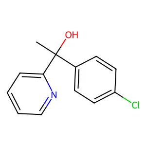 1-(4-Chlorophenyl)-1-(pyridin-2-yl)ethanol structure