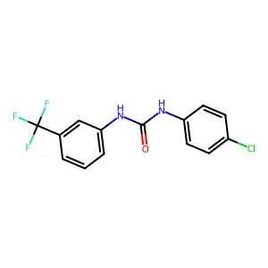 1-(4-Chlorophenyl)-3-[3-(trifluoromethyl)phenyl]urea structure