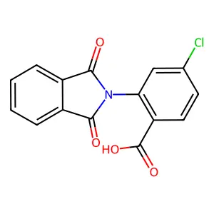 4-氯-2-邻苯二甲酰亚胺基苯甲酸 structure