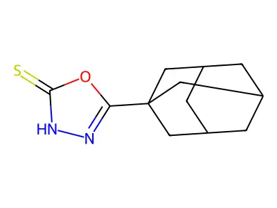 5-(1-Adamantyl)-1,3,4-oxadiazole-2-thiol structure