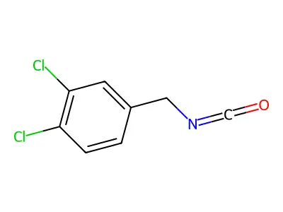 1,2-Dichloro-4-(isocyanatomethyl)benzene structure