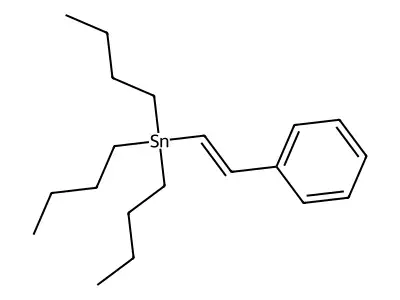 Tributyl(styryl)stannane structure