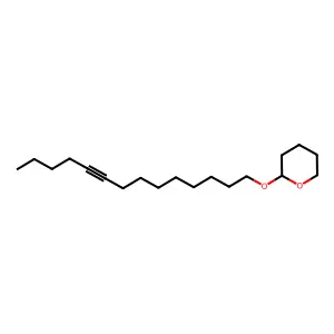 2H-Pyran, tetrahydro-2-(9-tetradecyn-1-yloxy)- structure