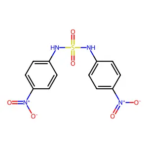 N,N'-双(4-硝基苯基)磺酰胺 structure
