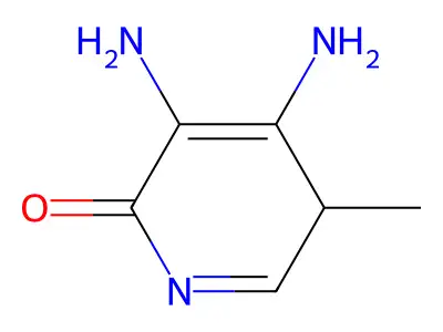4,5-diamino-3-methyl-3H-pyridin-6-one structure