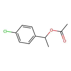1-(4-Chlorophenyl)ethyl acetate structure