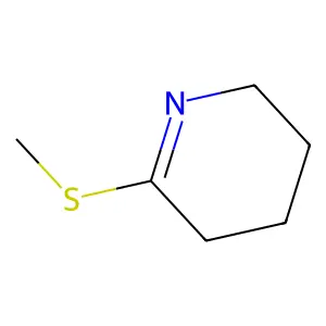 Pyridine, 2,3,4,5-tetrahydro-6-(methylthio)- structure