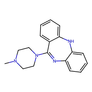 11-(4-Methyl-1-piperazinyl)-5H-dibenzo(b,e)(1,4)diazepine structure