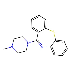 Dibenzo(b,f)(1,4)thiazepine, 11-(4-methyl-1-piperazinyl)- structure