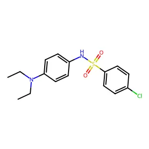 4-chloro-N-[4-(diethylamino)phenyl]benzenesulfonamide structure