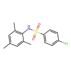 4-chloro-N-mesitylbenzenesulfonamide structure