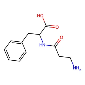 2-(3-氨基丙酰氨基)-3-苯基丙酸 structure