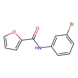 N-(3-bromophenyl)furan-2-carboxamide structure