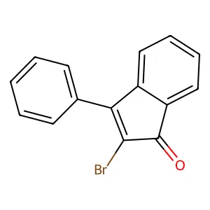 2-Bromo-3-phenyl-1-indenone structure