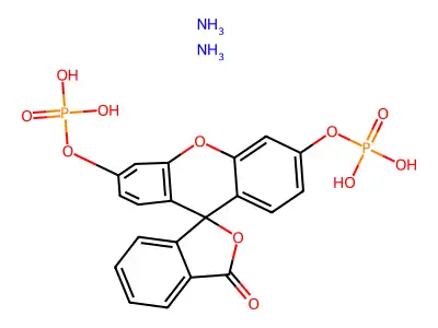 3,6-荧光素二磷酸酯 structure