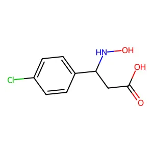 3-(4-氯苯基)-3-(羟基氨基)丙酸 structure