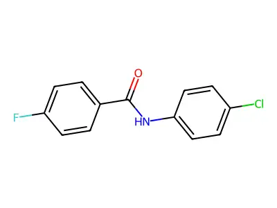 N-(4-chlorophenyl)-4-fluorobenzamide structure