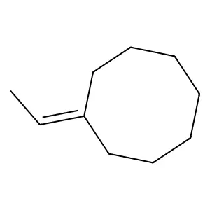Ethylidenecyclooctane structure