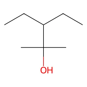 3-Ethyl-2-methyl-2-pentanol structure