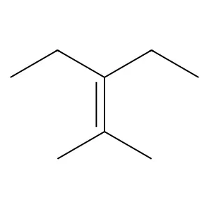 3-Ethyl-2-methyl-2-pentene structure