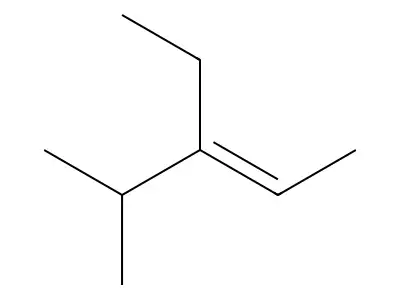 2-Isopropyl-1-methyl-1-butene structure
