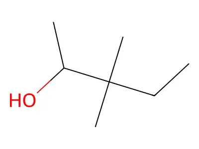 2-Pentanol, 3,3-dimethyl- structure