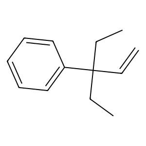 3-Ethyl-3-phenyl-1-pentene structure