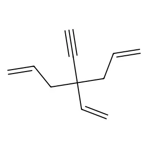 4-Ethynyl-4-vinyl-1,6-heptadiene structure
