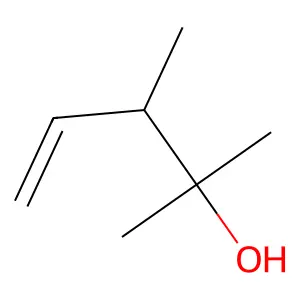 (3S)-2,3-dimethylpent-4-en-2-ol structure