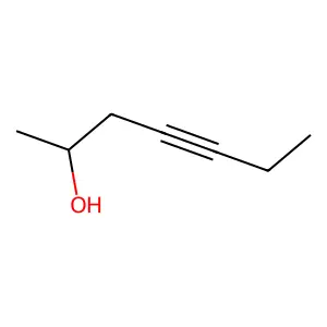 Hept-4-yn-2-ol structure