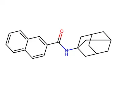 N-(1-adamantyl)naphthalene-2-carboxamide structure