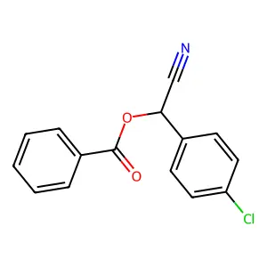 [(4-Chlorophenyl)-cyanomethyl] benzoate structure
