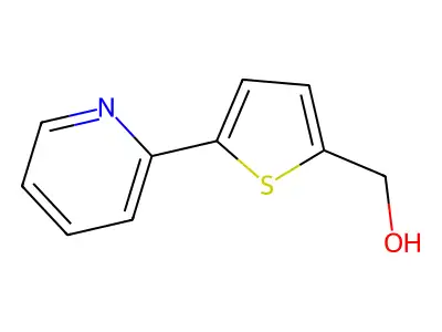 (5-(Pyridin-2-yl)thiophen-2-yl)methanol structure
