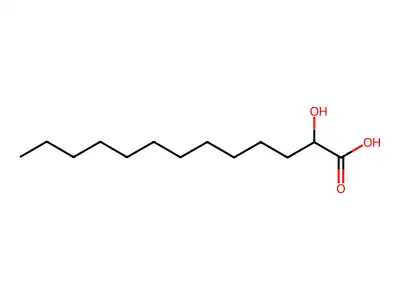 2-Hydroxytridecanoic acid structure